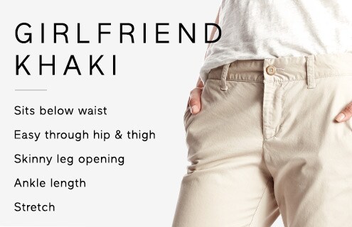 gap factory girlfriend khaki