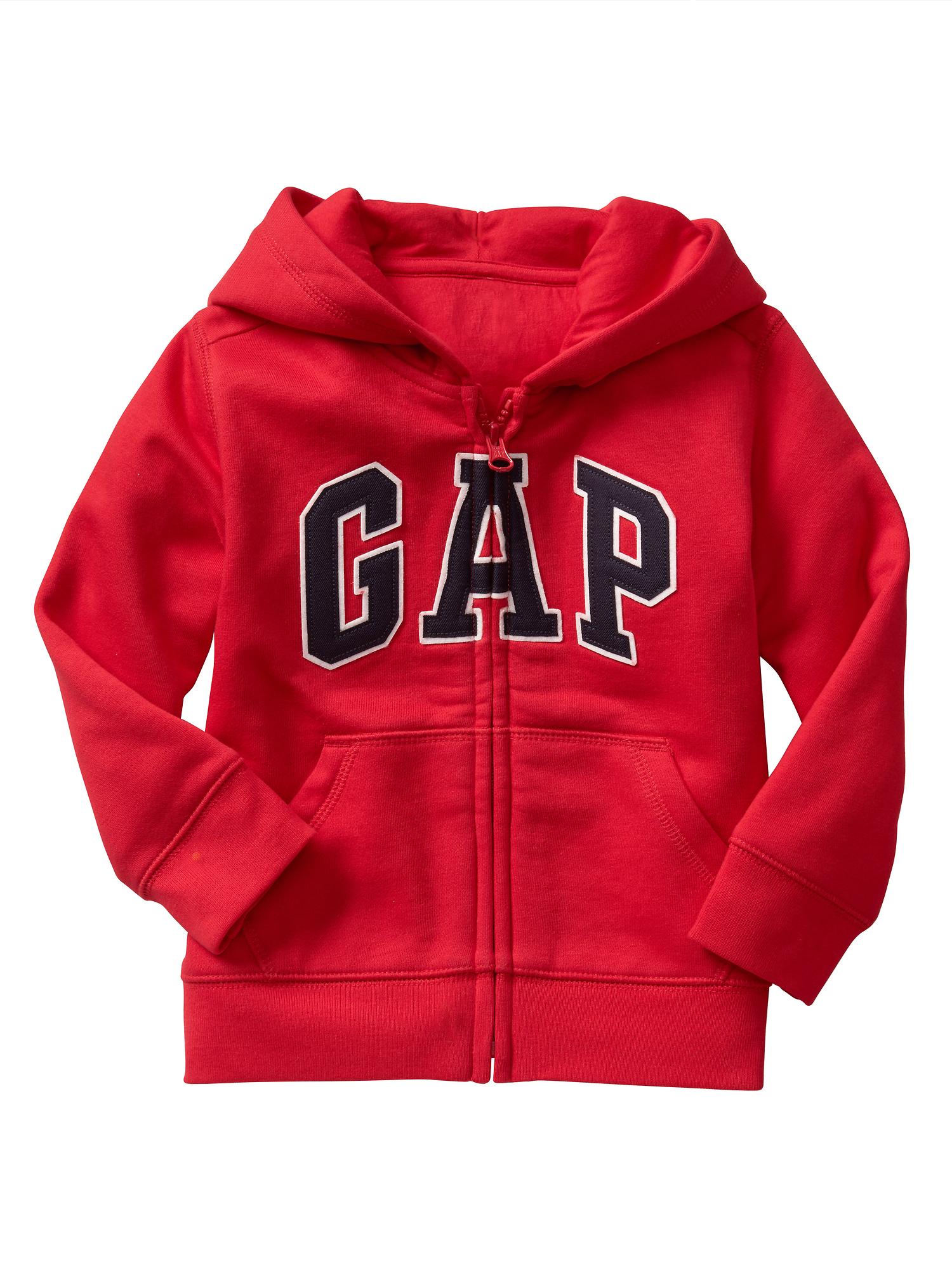 red zip hoodie toddler