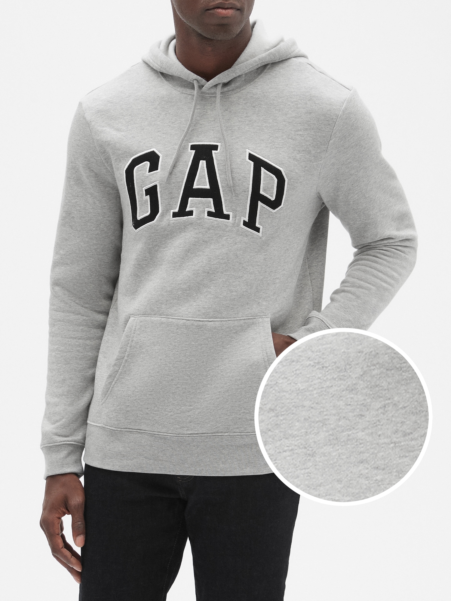 gap factory baby arch logo hoodie