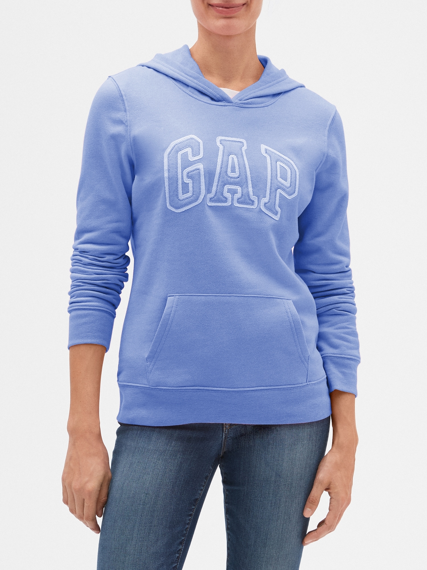 gap logo fleece hoodie