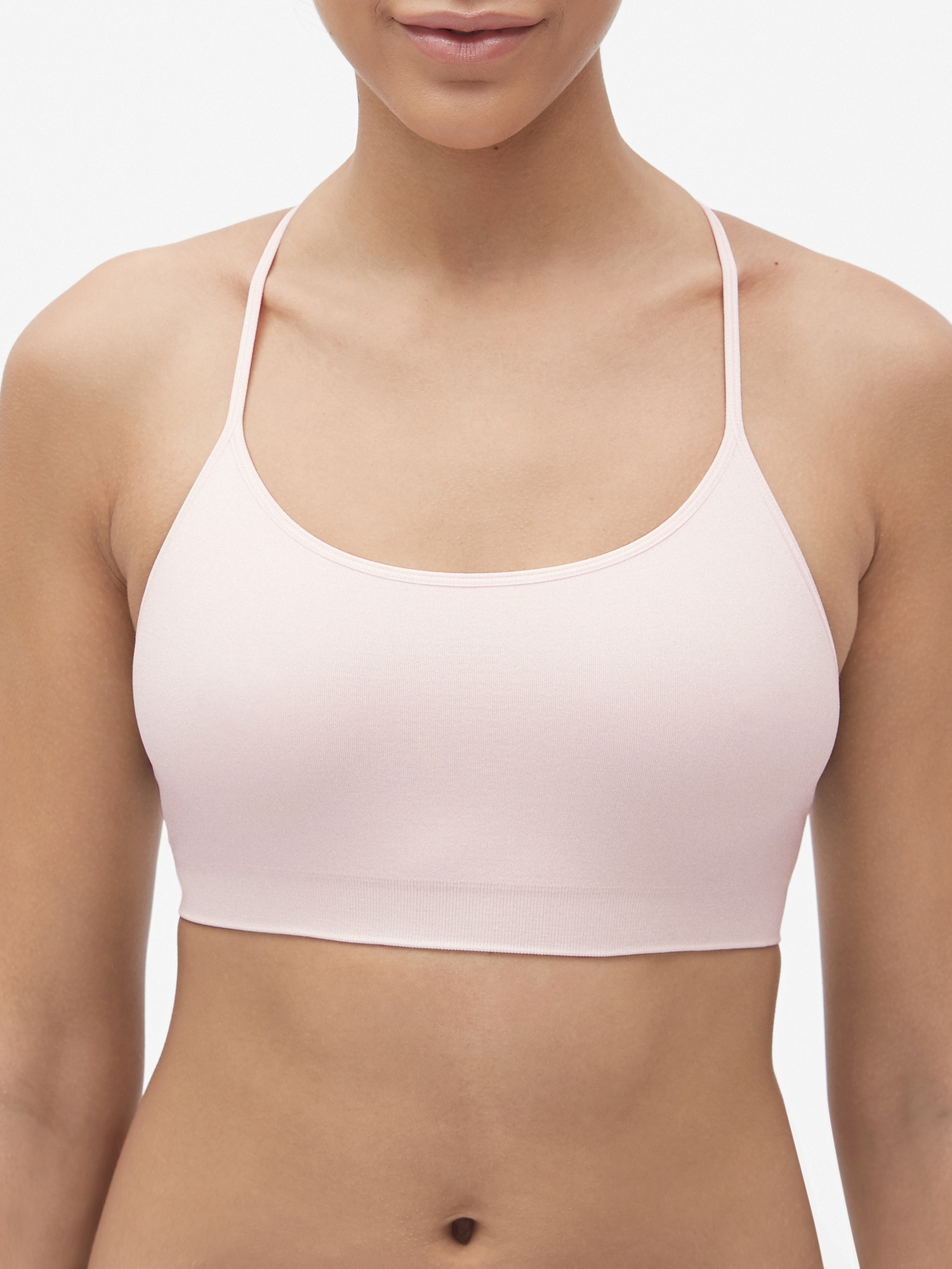 gap seamless racerback bralette