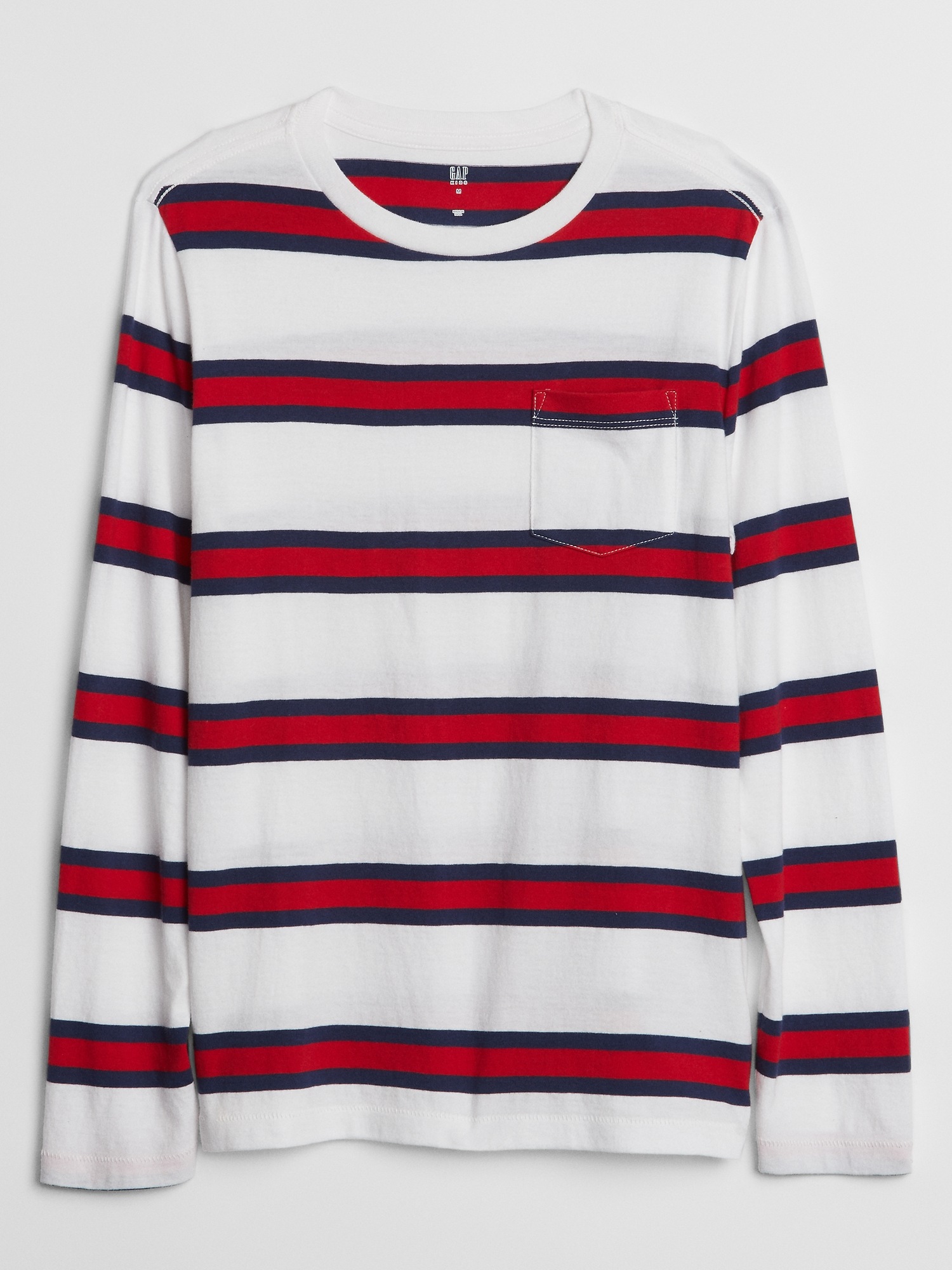 gap red and white striped shirt