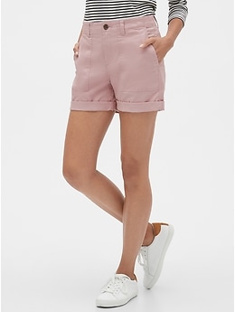 girlfriend chino shorts gap