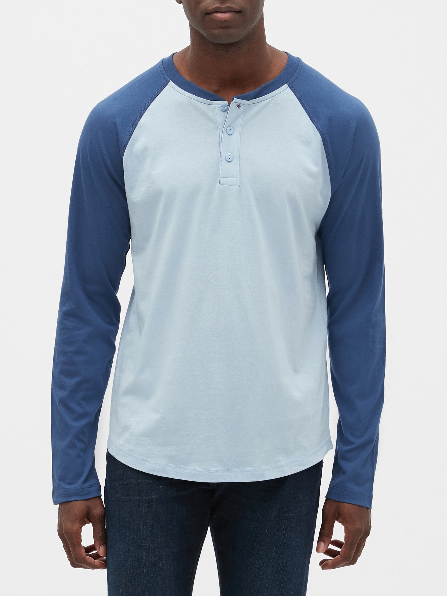 gap henley long sleeve