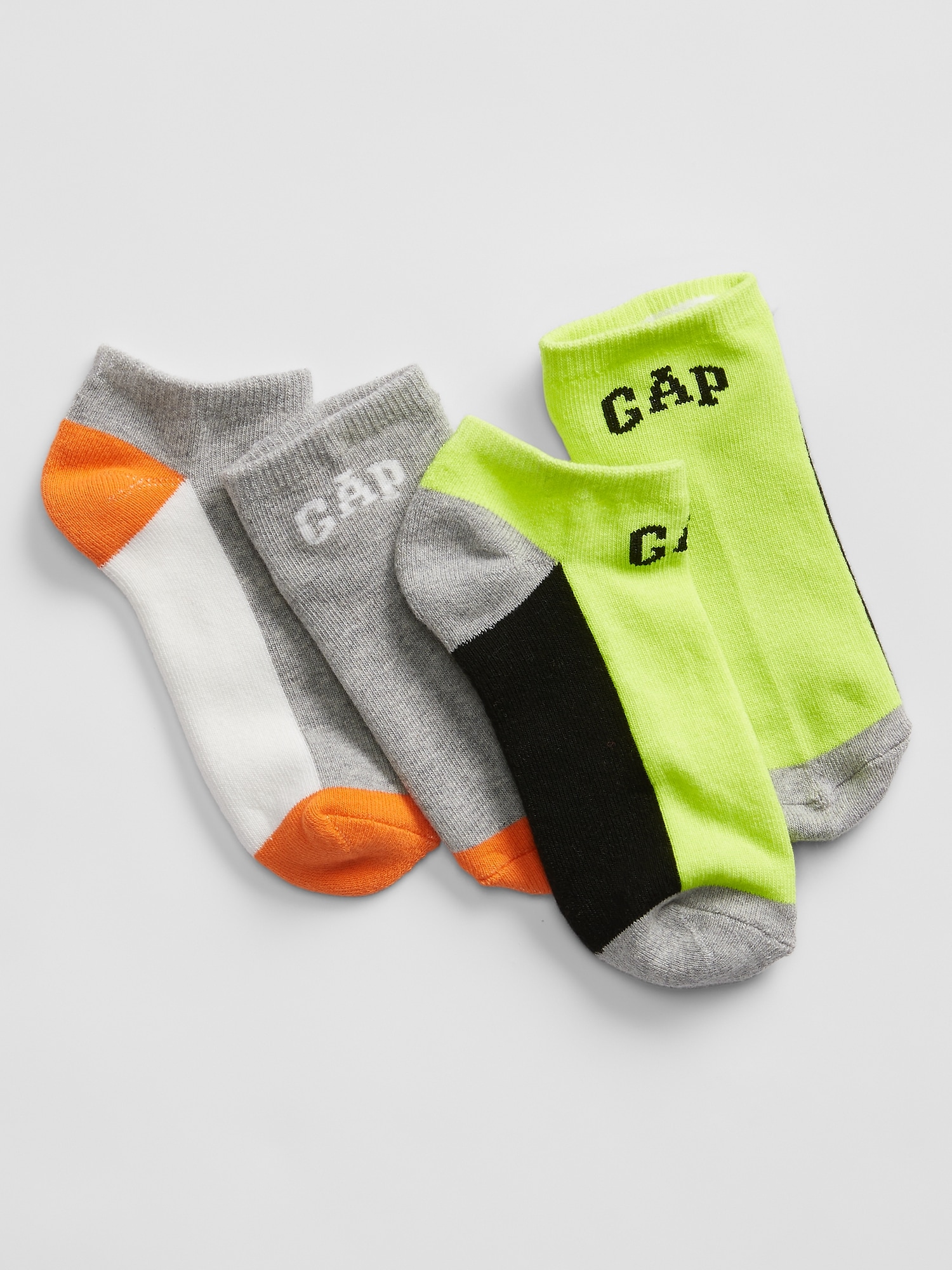 Kids No-Show Logo Socks (2-Pack) | Gap 