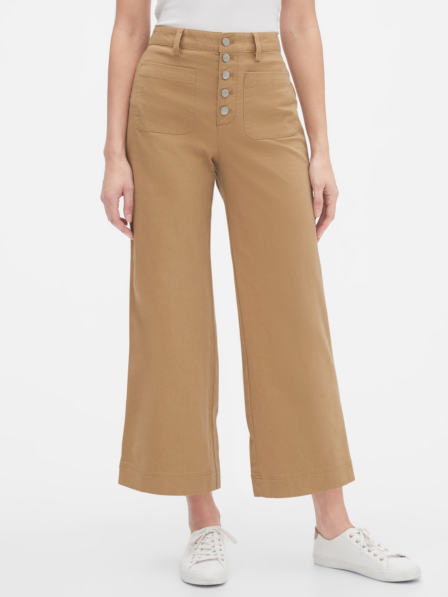 gap factory wide leg pants