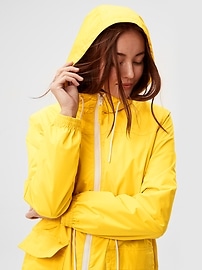 baby gap yellow raincoat