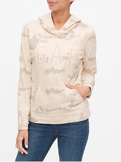 gap logo kapüşonlu sweatshirt
