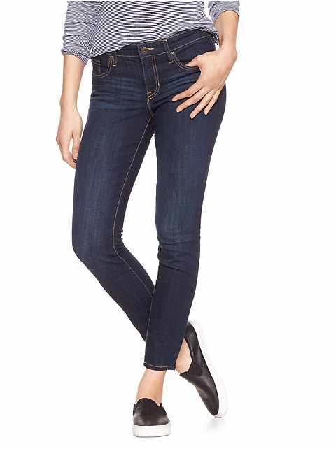 gap mid rise jeggings