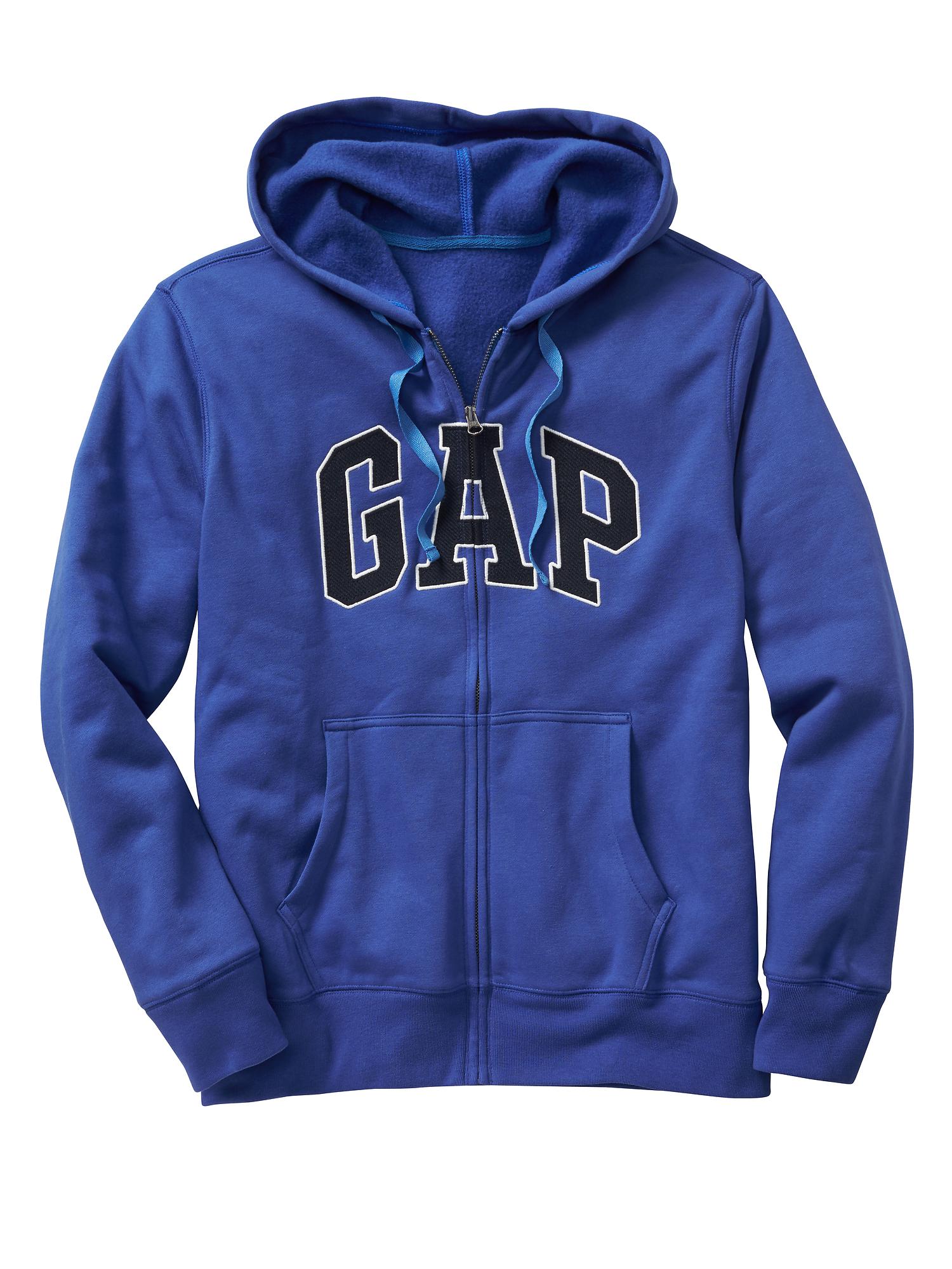 Gap Factory Men's Gap Logo Zip Hoodie Tapestry Navy Size L