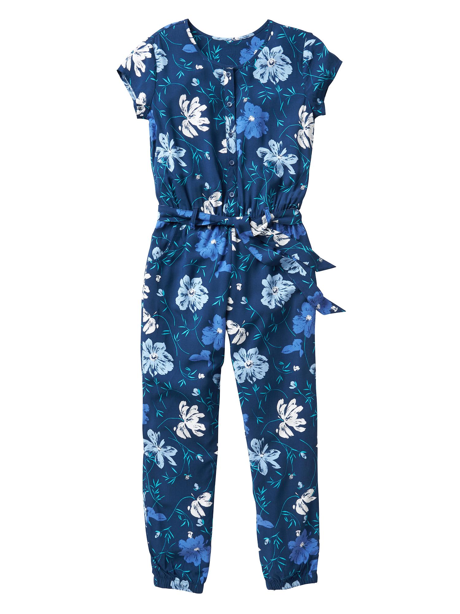 Gap floral sales jumpsuit