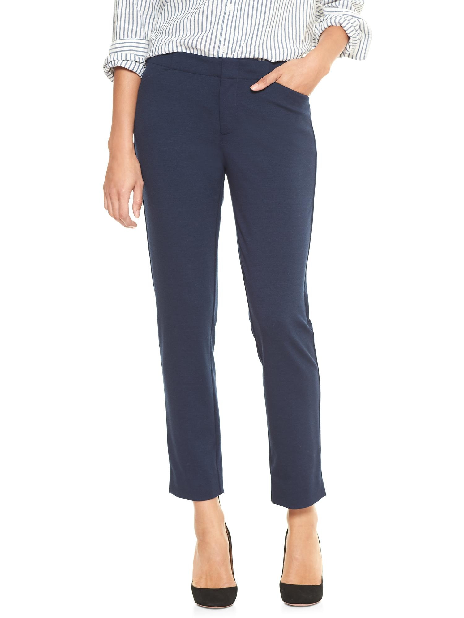 Ponte slim city pant | Gap Factory