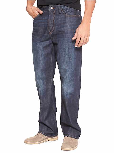 Relaxed Fit & Loose Fit Jeans for Men | Gap Factory