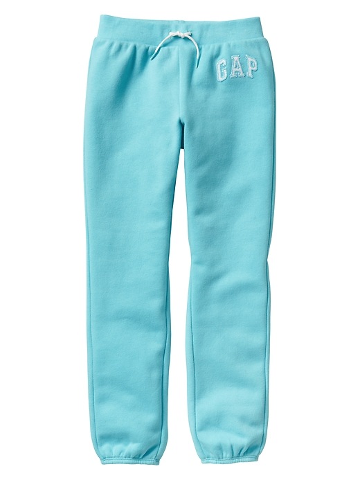 gap logo fleece pants