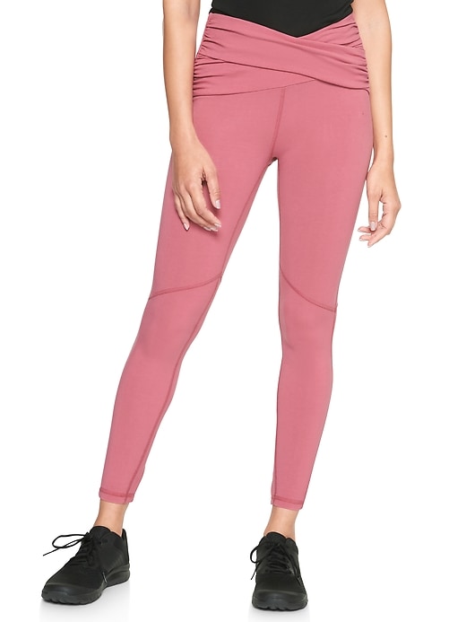 GapFit gFast Wrap Waist Yoga Leggings