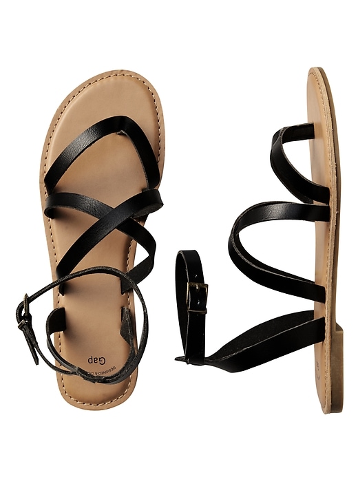 View large product image 1 of 1. Ankle-Strap Sandals