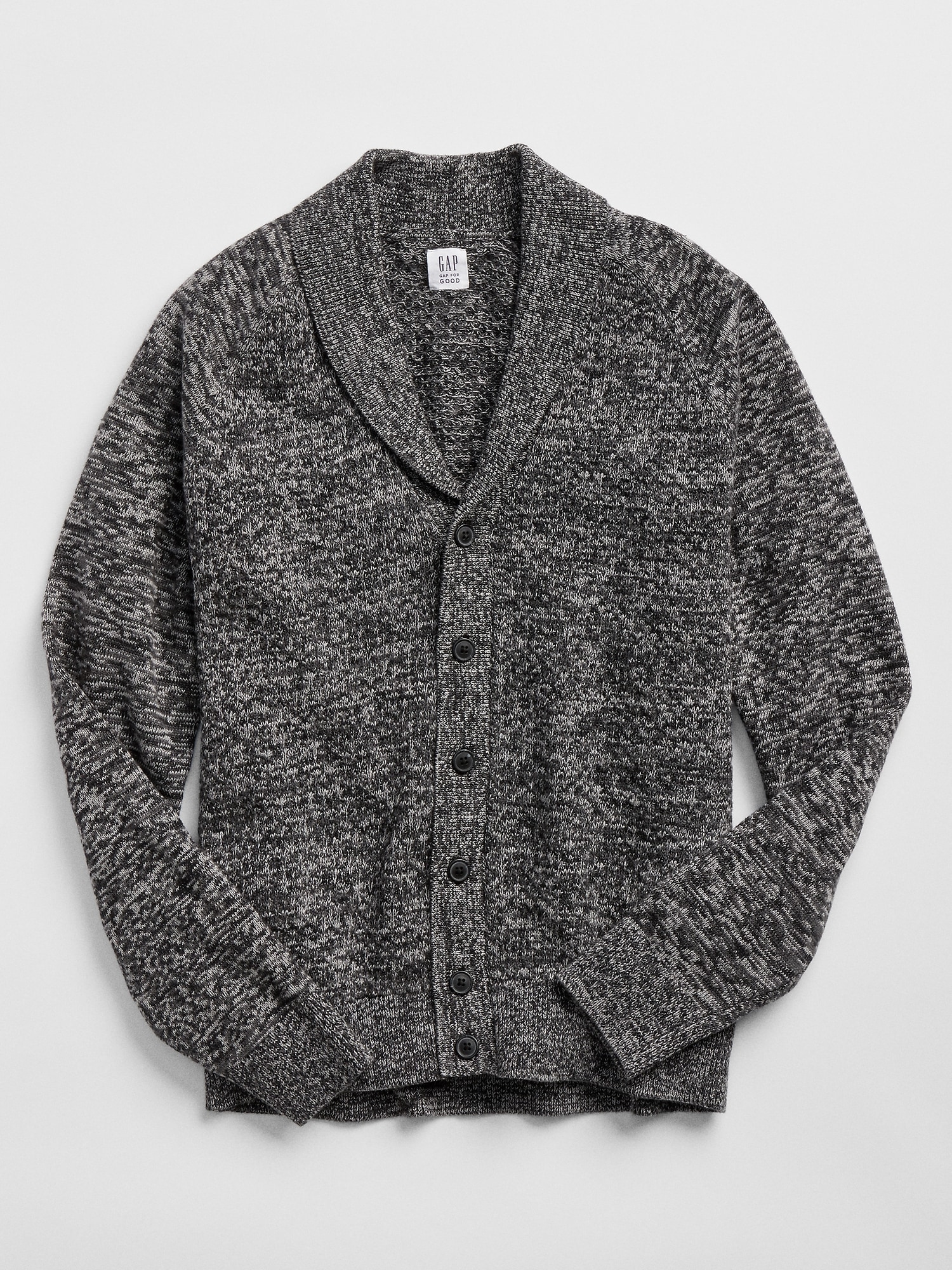 Textured shawl shop cardigan