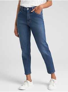 high rise mom jeans gap