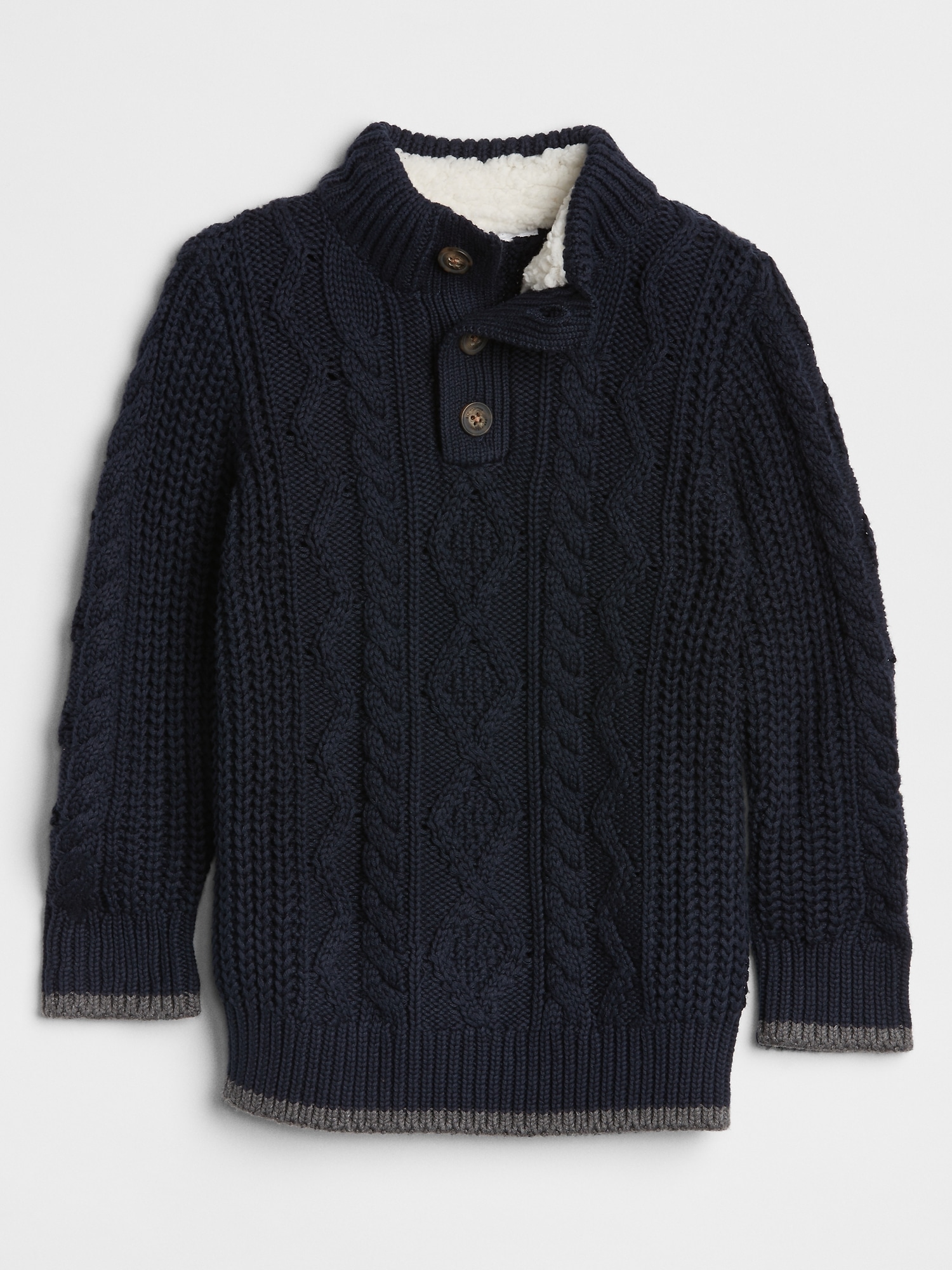 gap sherpa lined cardigan