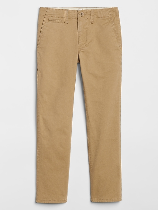 Image number 1 showing, Kids Uniform Lived-In Khakis with Stretch