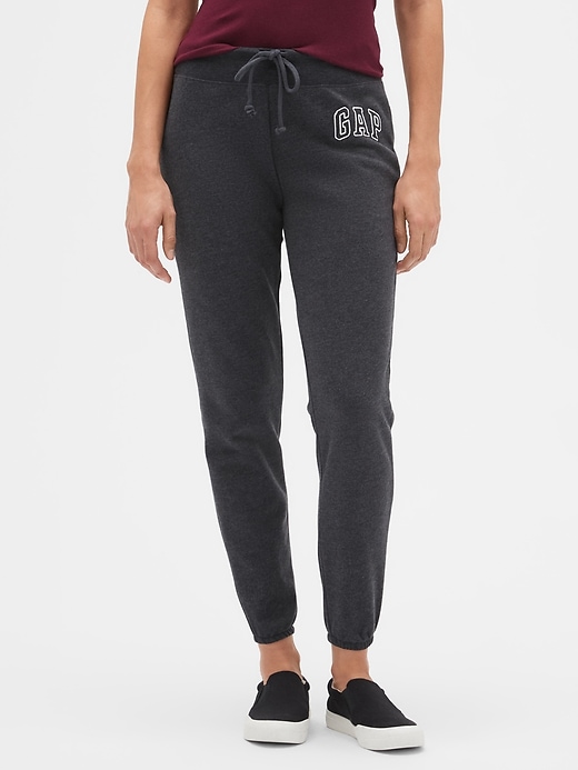 gap logo fleece pants