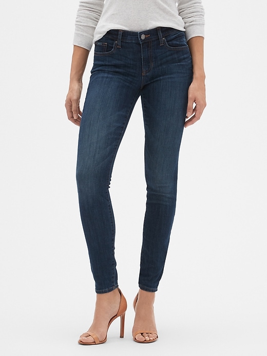 Image number 1 showing, Mid Rise Legging Jeans