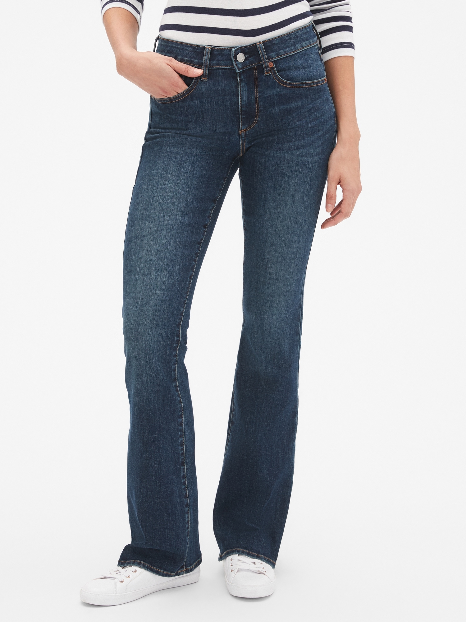 mid rise perfect boot jeans