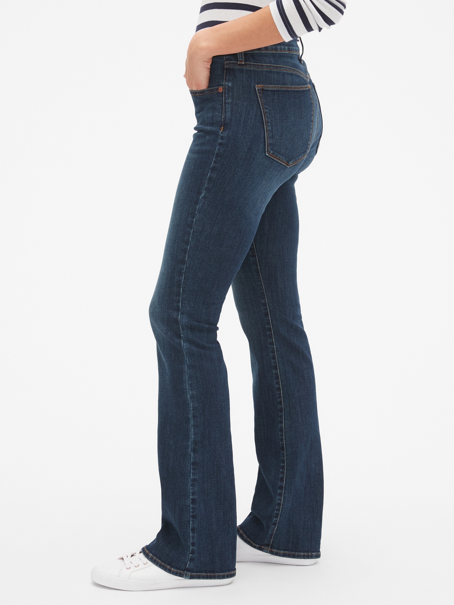 low rise curvy bootcut jeans