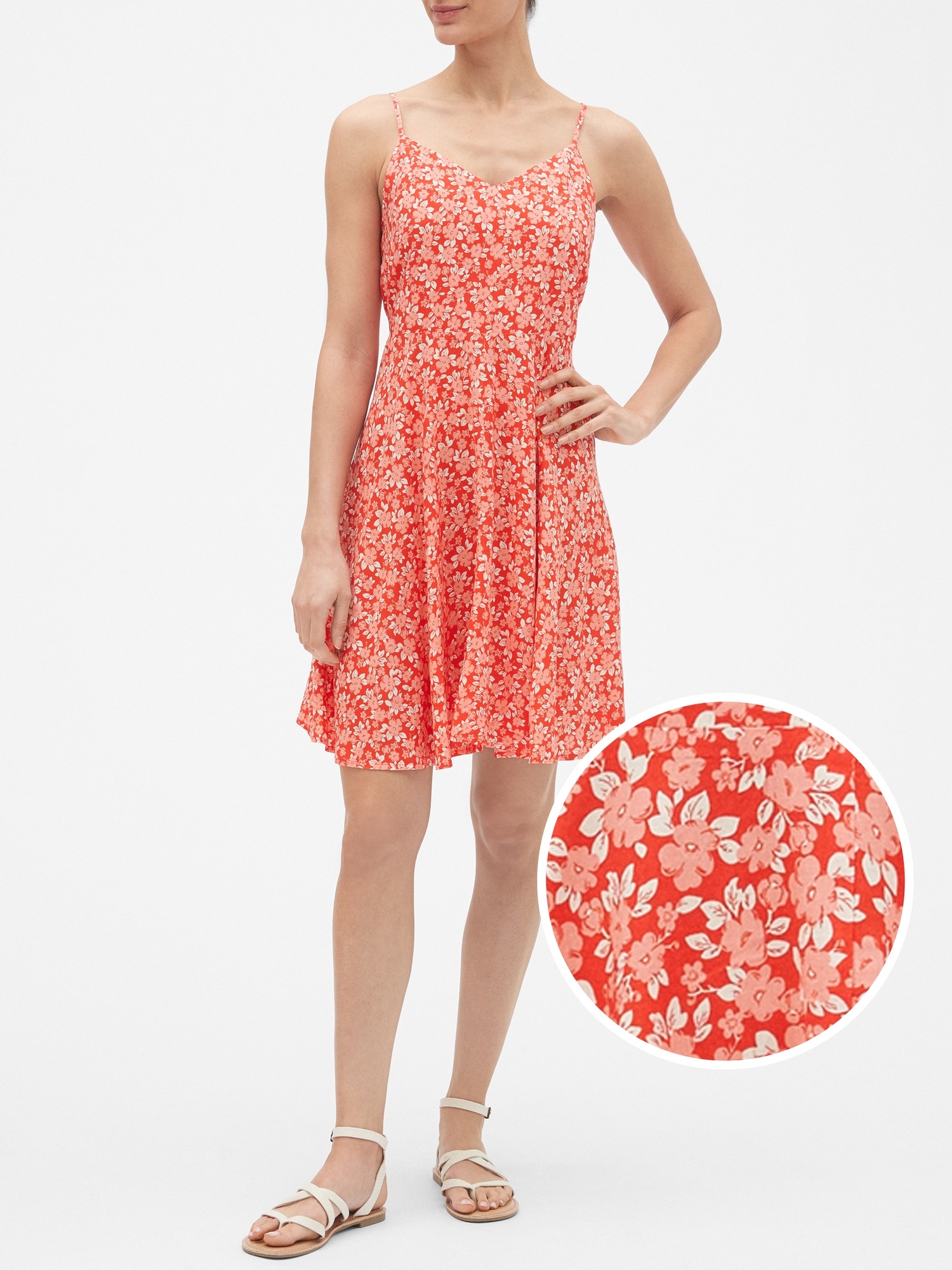 Gap fit and store flare cami dress