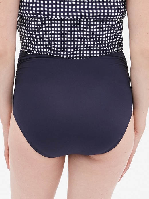 Maternity Recycled Gathered Swim Bottom