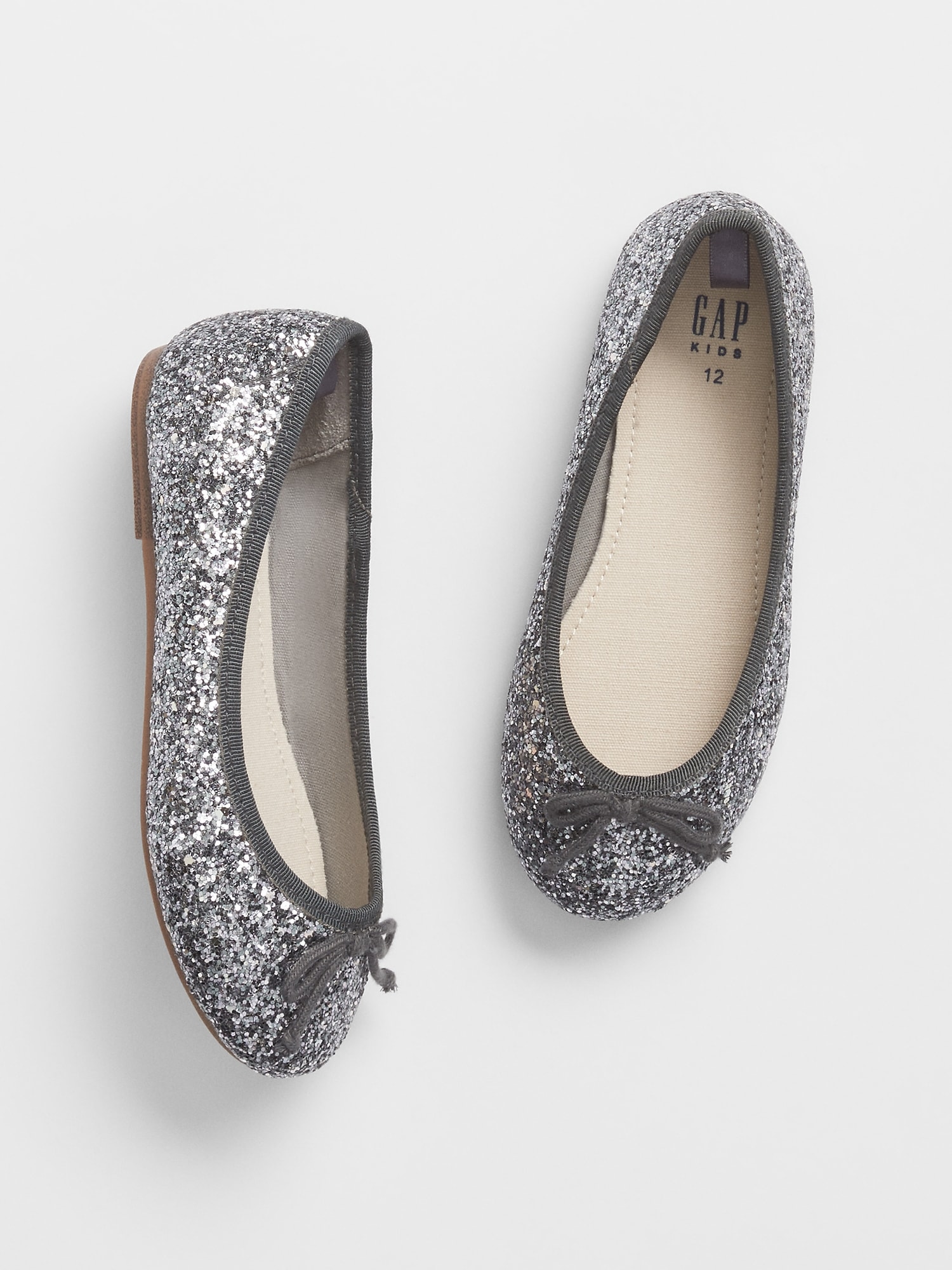 gap glitter ballet flats