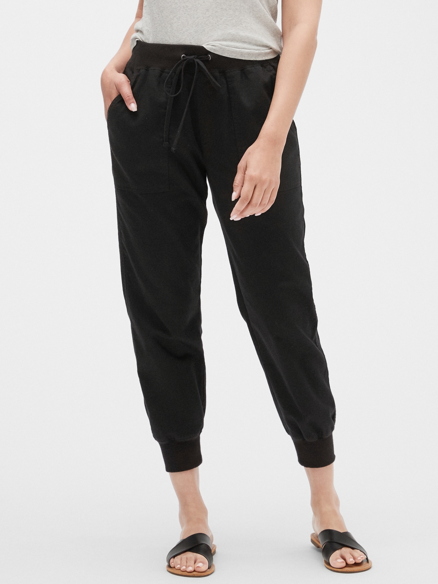 Drawstring Joggers In Twill With Washwell™ | Gap Factory