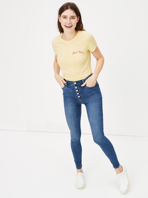 gap high rise jeans