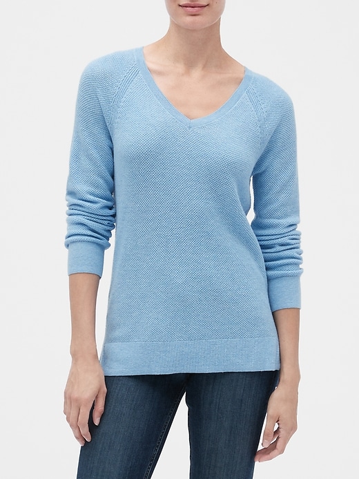 View large product image 1 of 1. V-Neck Pullover Sweater