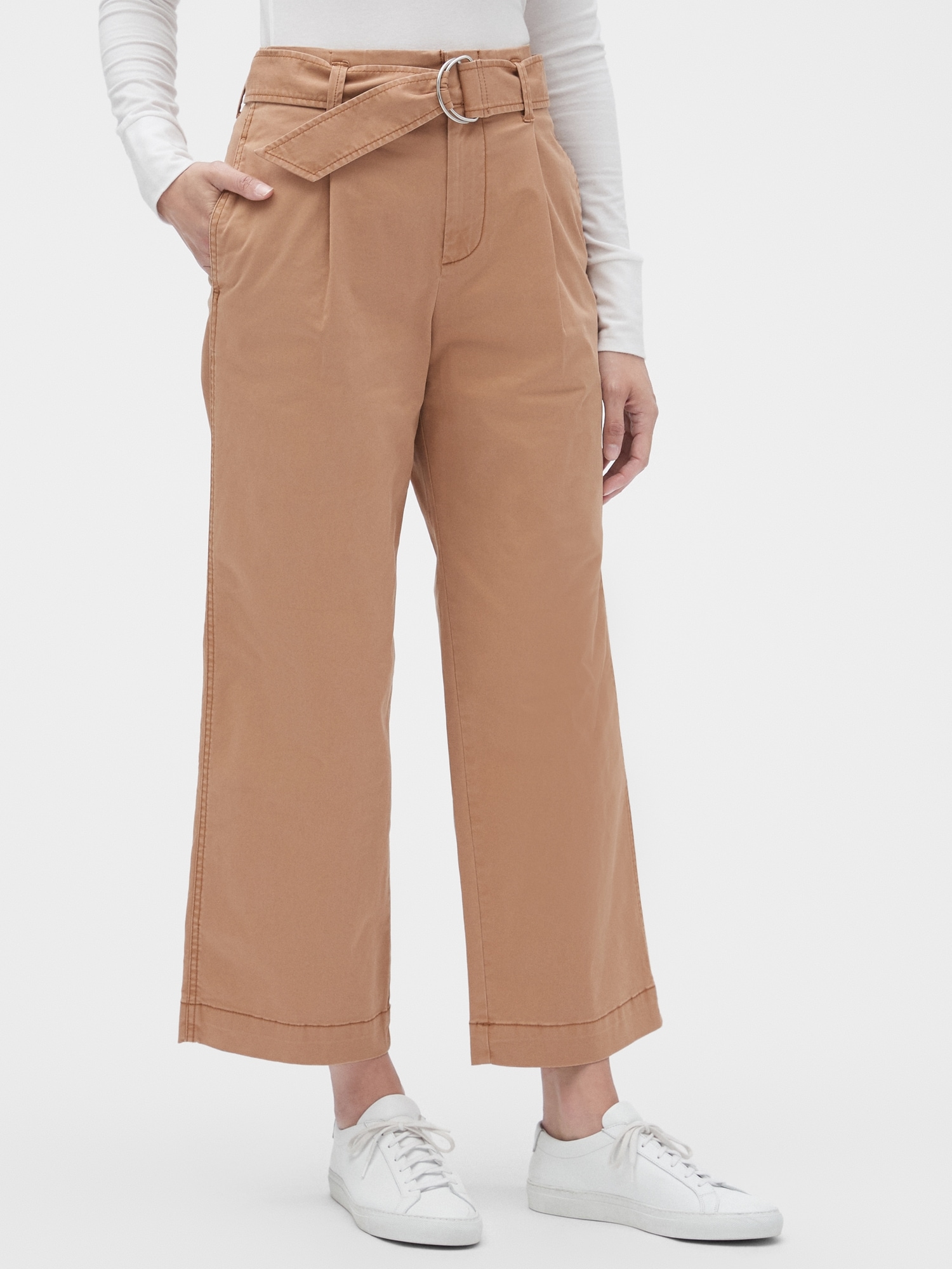 Belted Wide Leg High Waisted Pants – Bartlett & Bosc