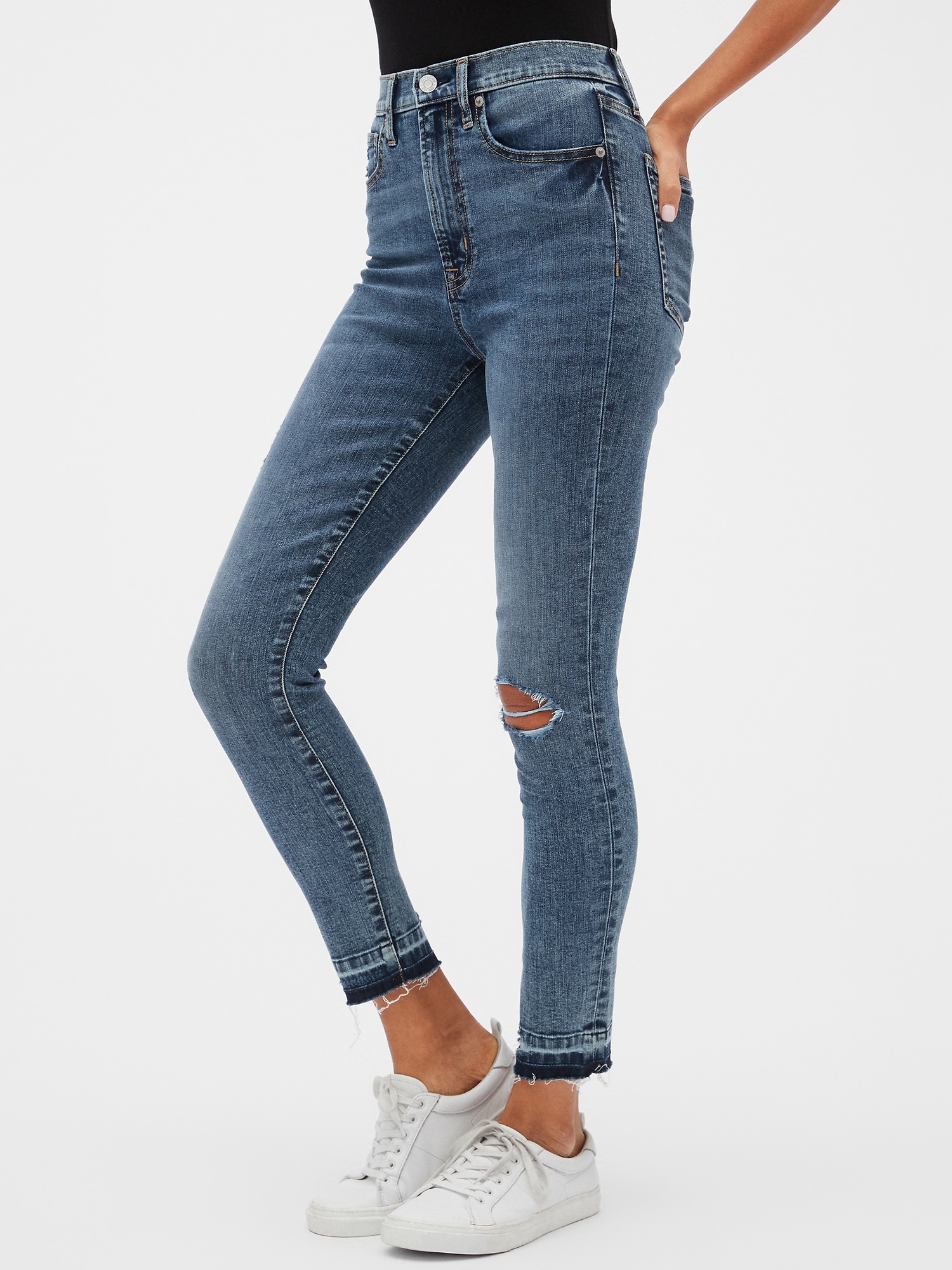 gap sky high jeans