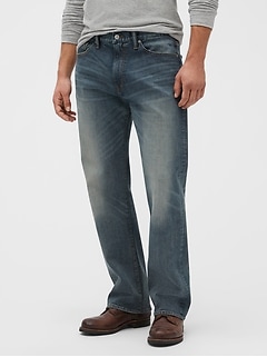 gap straight fit jeans mens