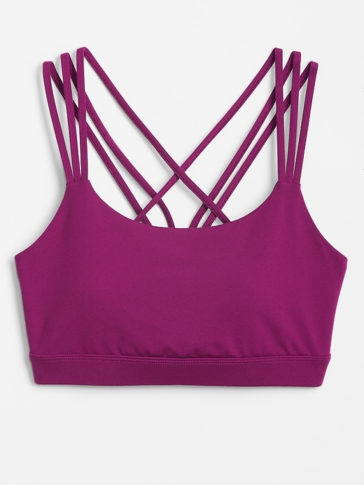 GapFit Studio Ribbed One-Strap Sports Bra