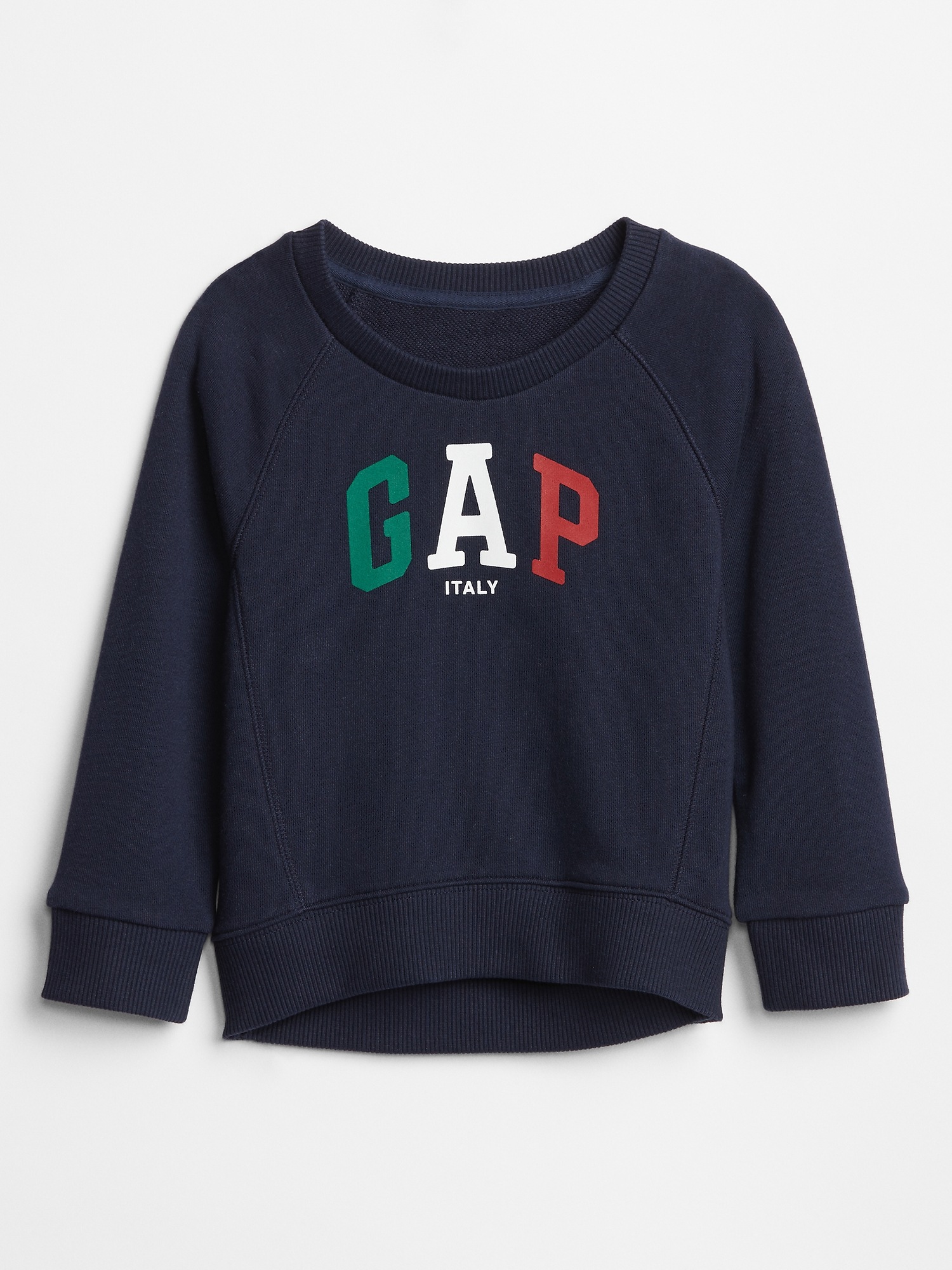 Toddler Raglan Flag Gap Logo Sweatshirt | Gap Factory