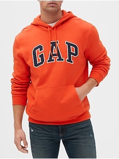 orange hoodie mens