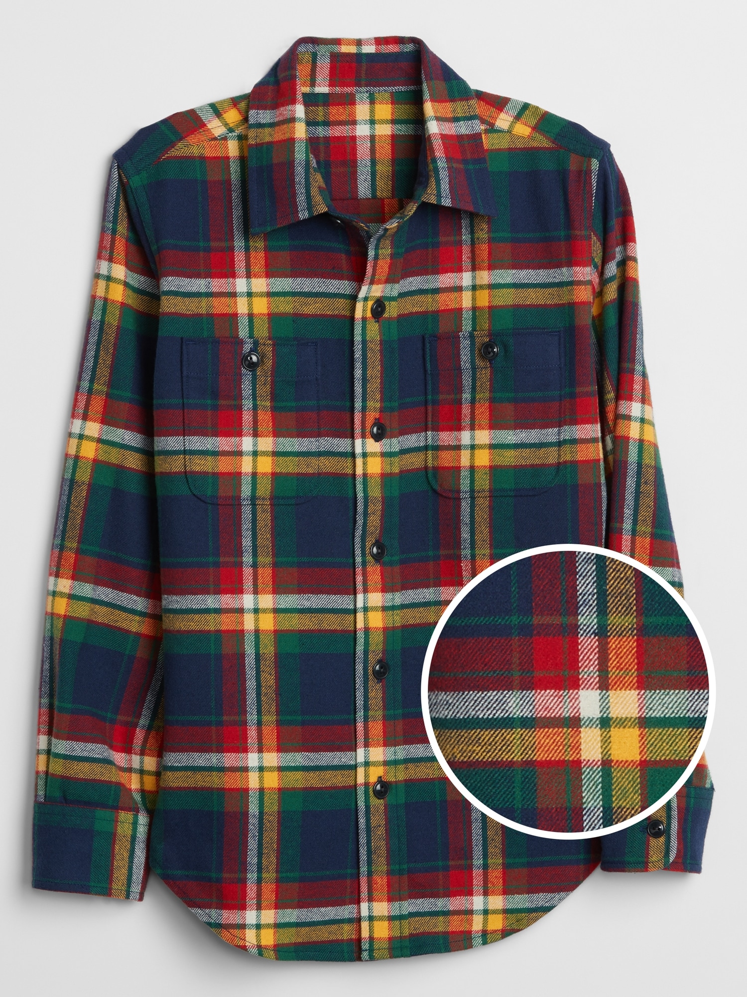 gap kids flannel