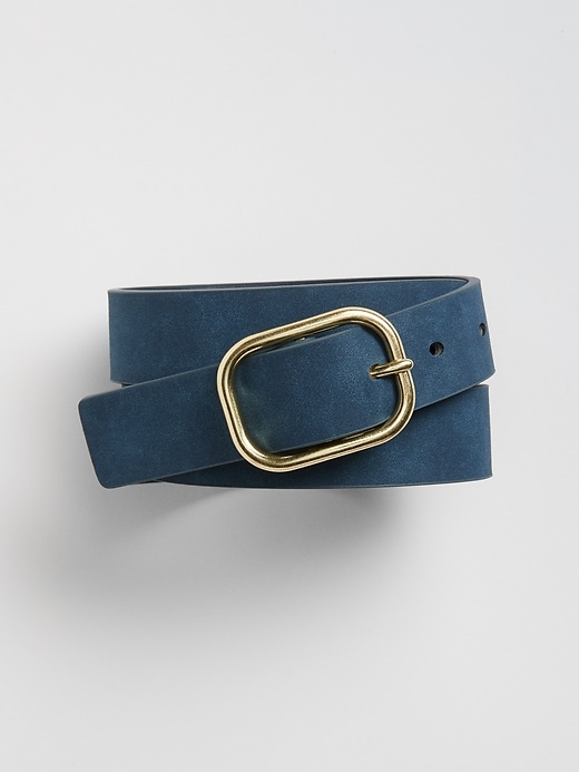 Gap leather belt best sale