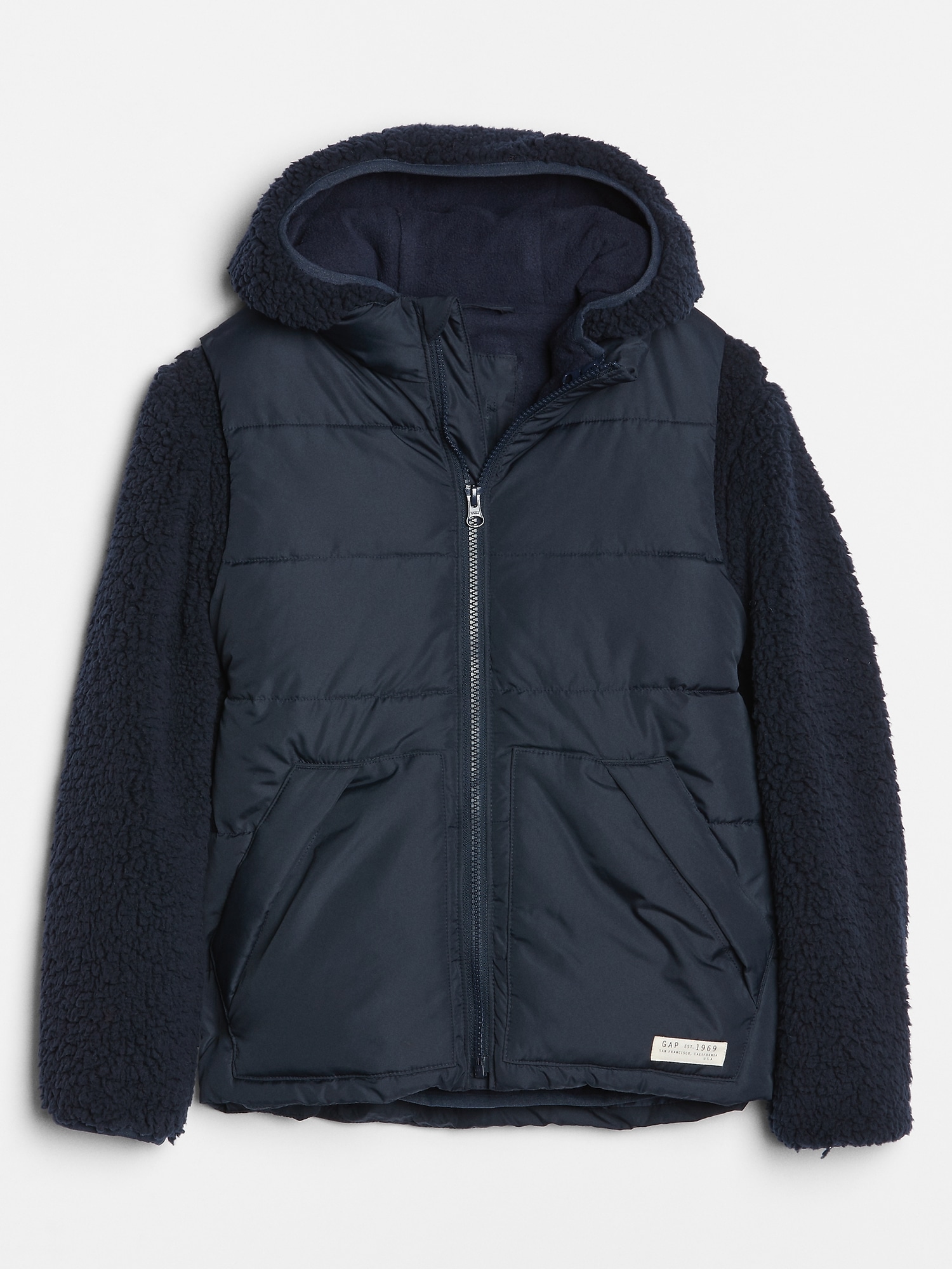 gap factory sherpa jacket