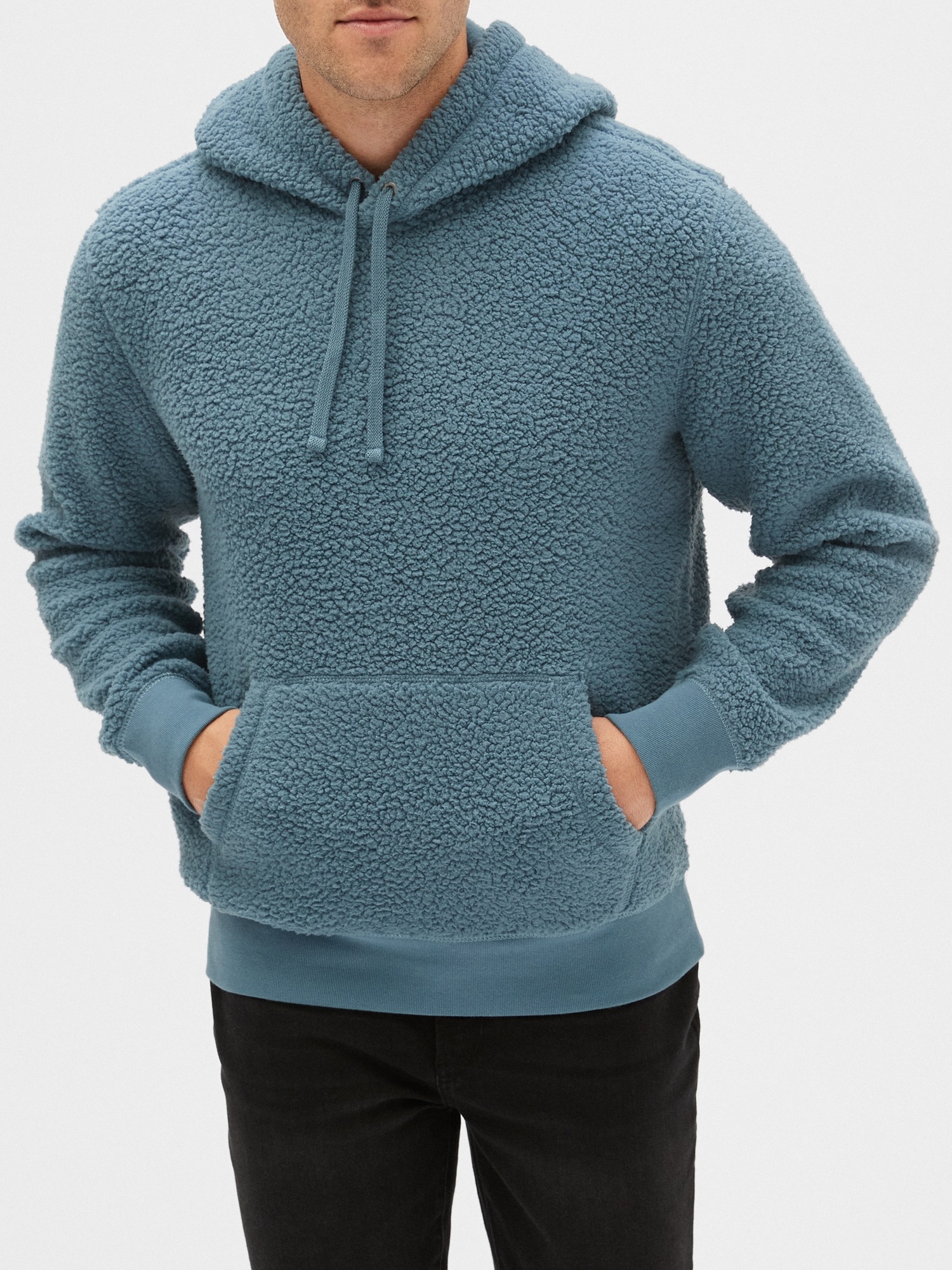 Gap sherpa 2024 pullover hoodie