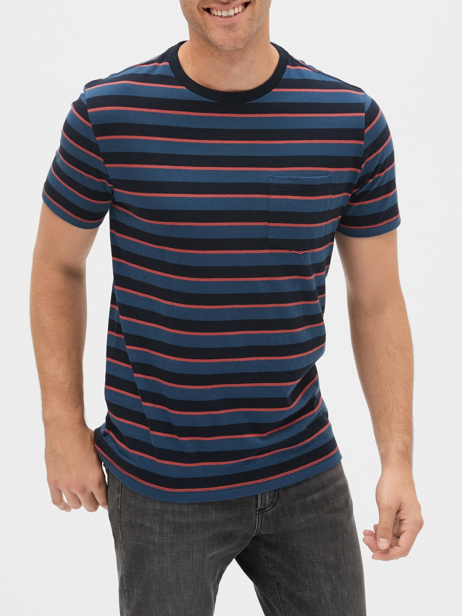 Gap Factory Men's Tapestry Crewneck T-Shirt