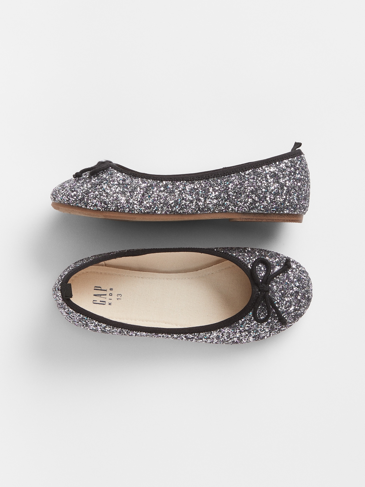 gap glitter ballet flats