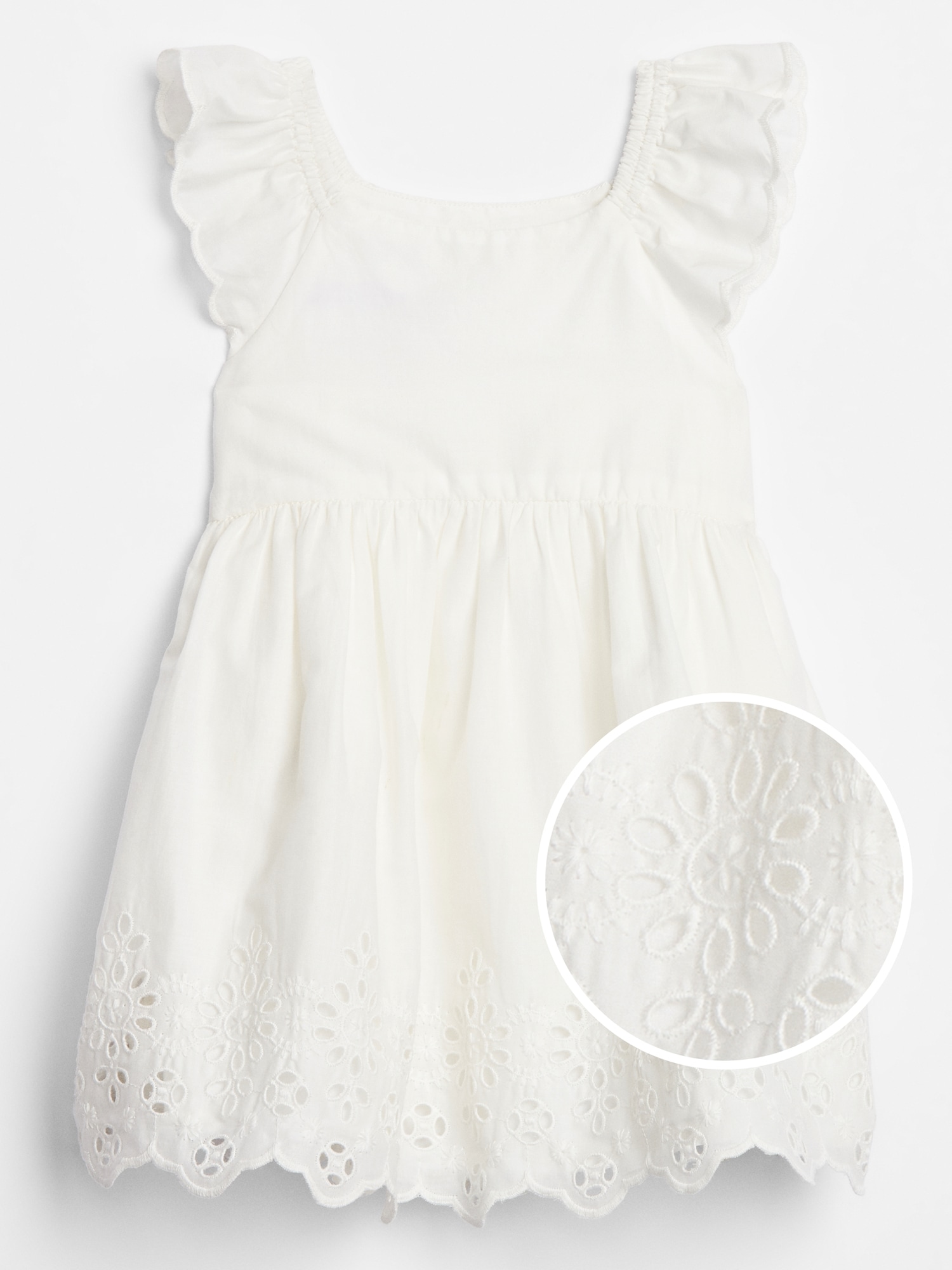 gap baby white dress