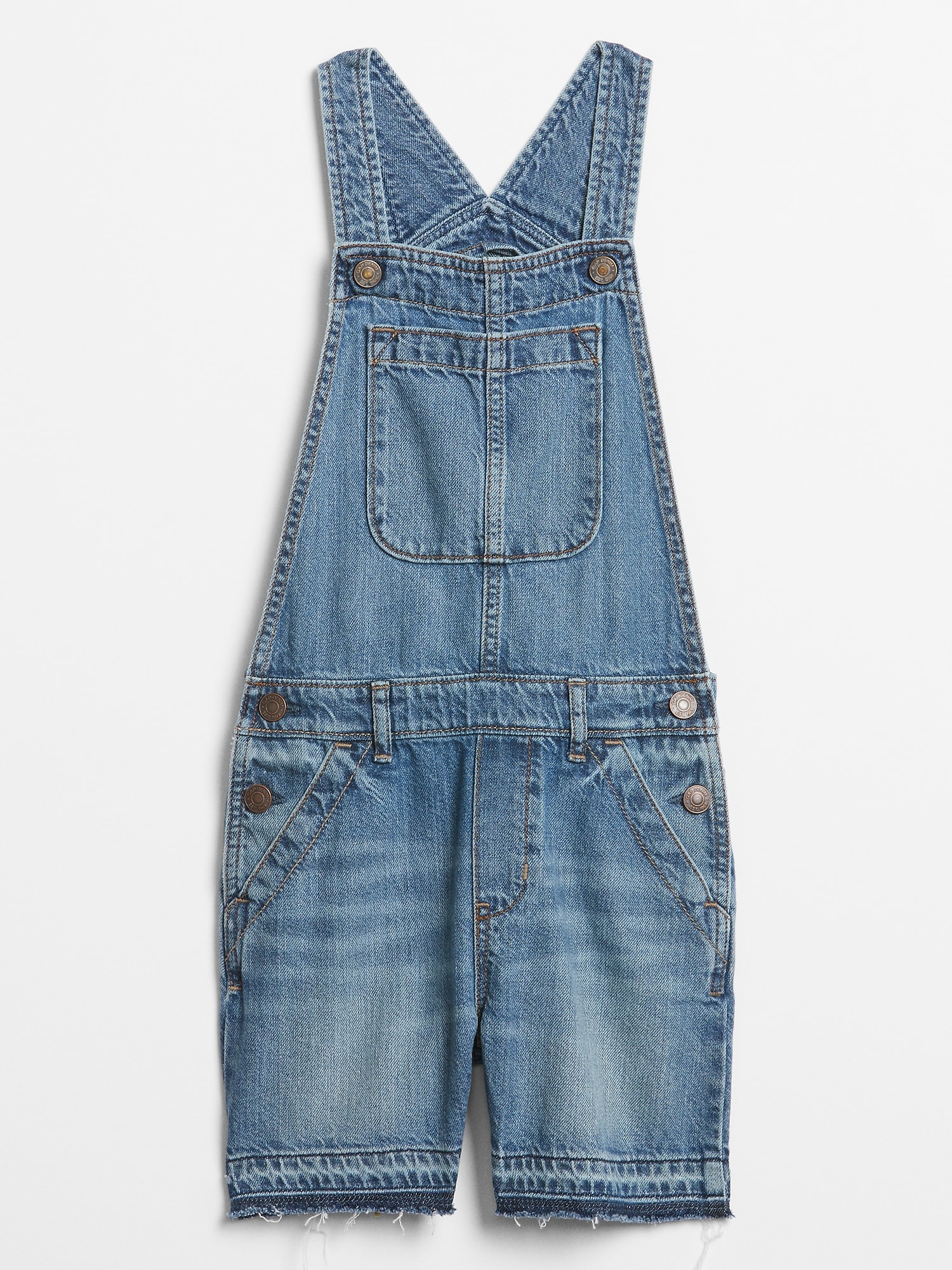 gap denim shortalls