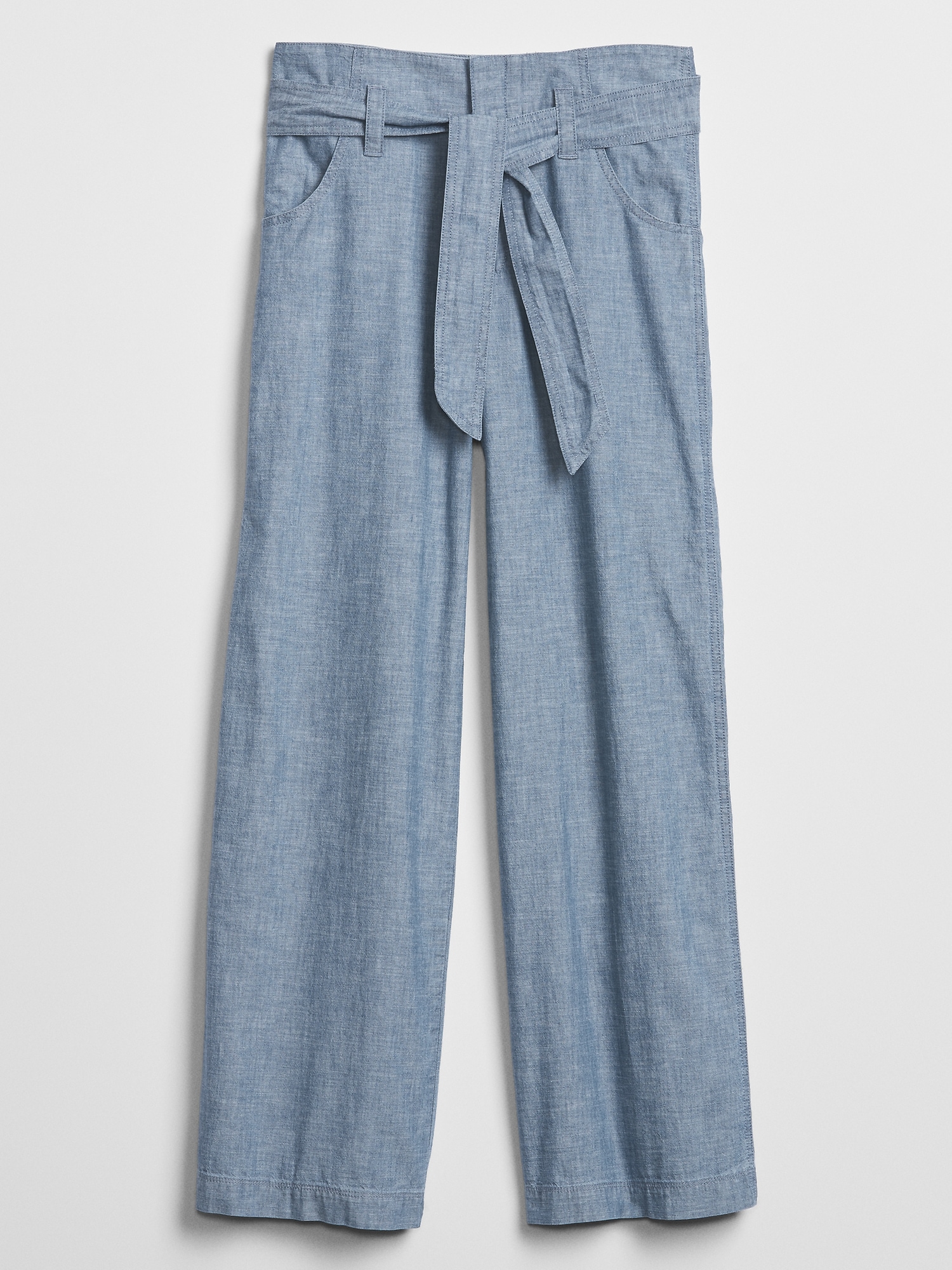 gap chambray joggers