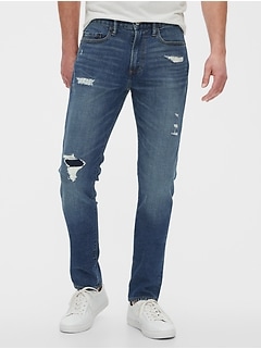 gap ripped jeans mens